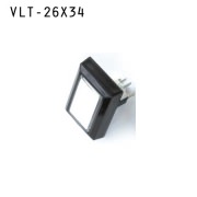 VLT- 26x34mm PUSH BUTTON W/SWITCH